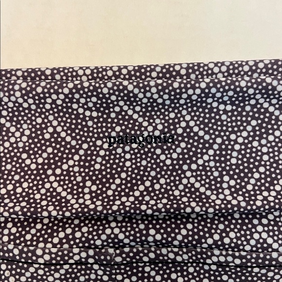 PATAGONIA MORNING GLORY FOLD OVER BLACK & WHITE MIDI SKIRT SIZE MEDIUM - Picture 4 of 7